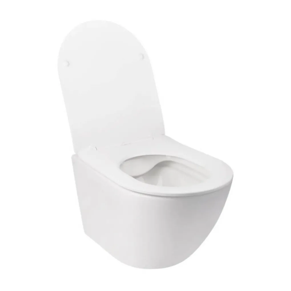 Набор Qtap инсталляция 3 в 1 Nest QT0133M425 с панелью смыва линейной QT0111M08V1384W + унитаз- Фото 3