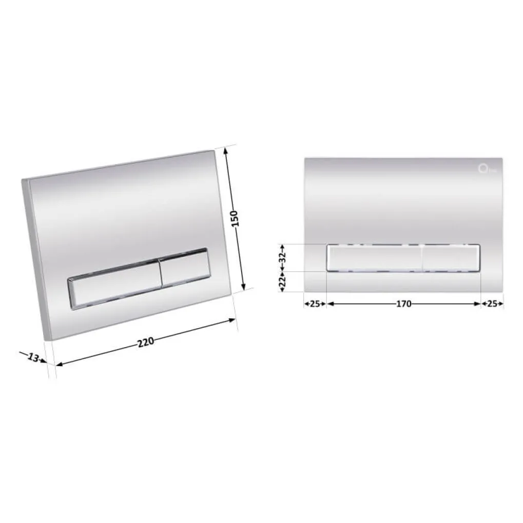 Панель змиву для унітаза Qtap Nest QT0111M08381CRM- Фото 4
