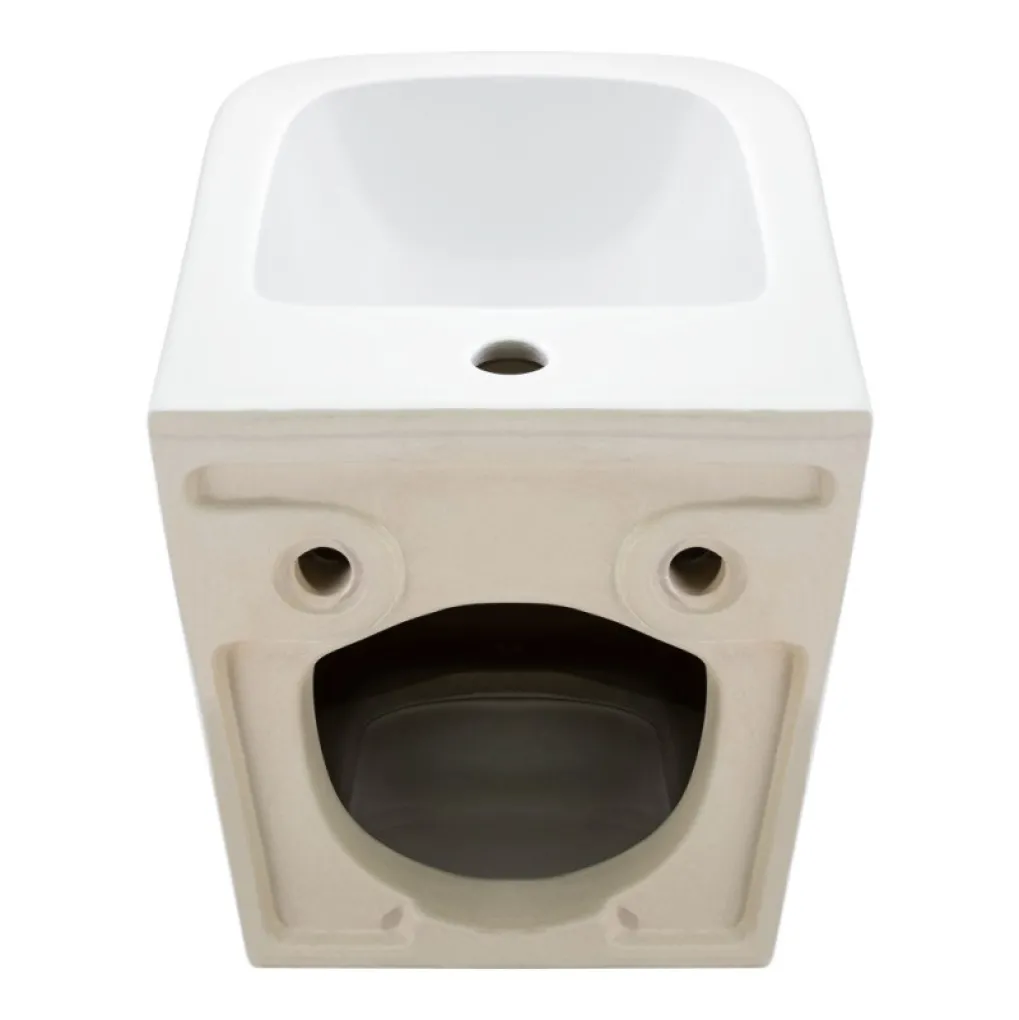 Подвесное биде Qtap Tern 500x360x320 белый (QT17551303GW)- Фото 3