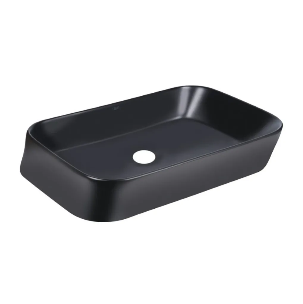 Раковина-чаша накладна Qtap Scorpio 550х390х120 чорний матовий (QT14112243MBN)- Фото 3