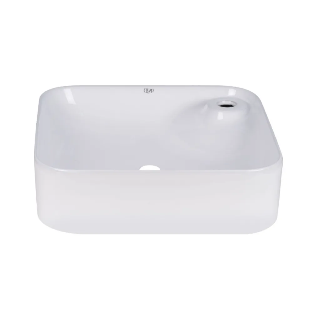 Раковина-чаша накладна Qtap Stork 430x430x125 білий (QT15116137W)- Фото 3