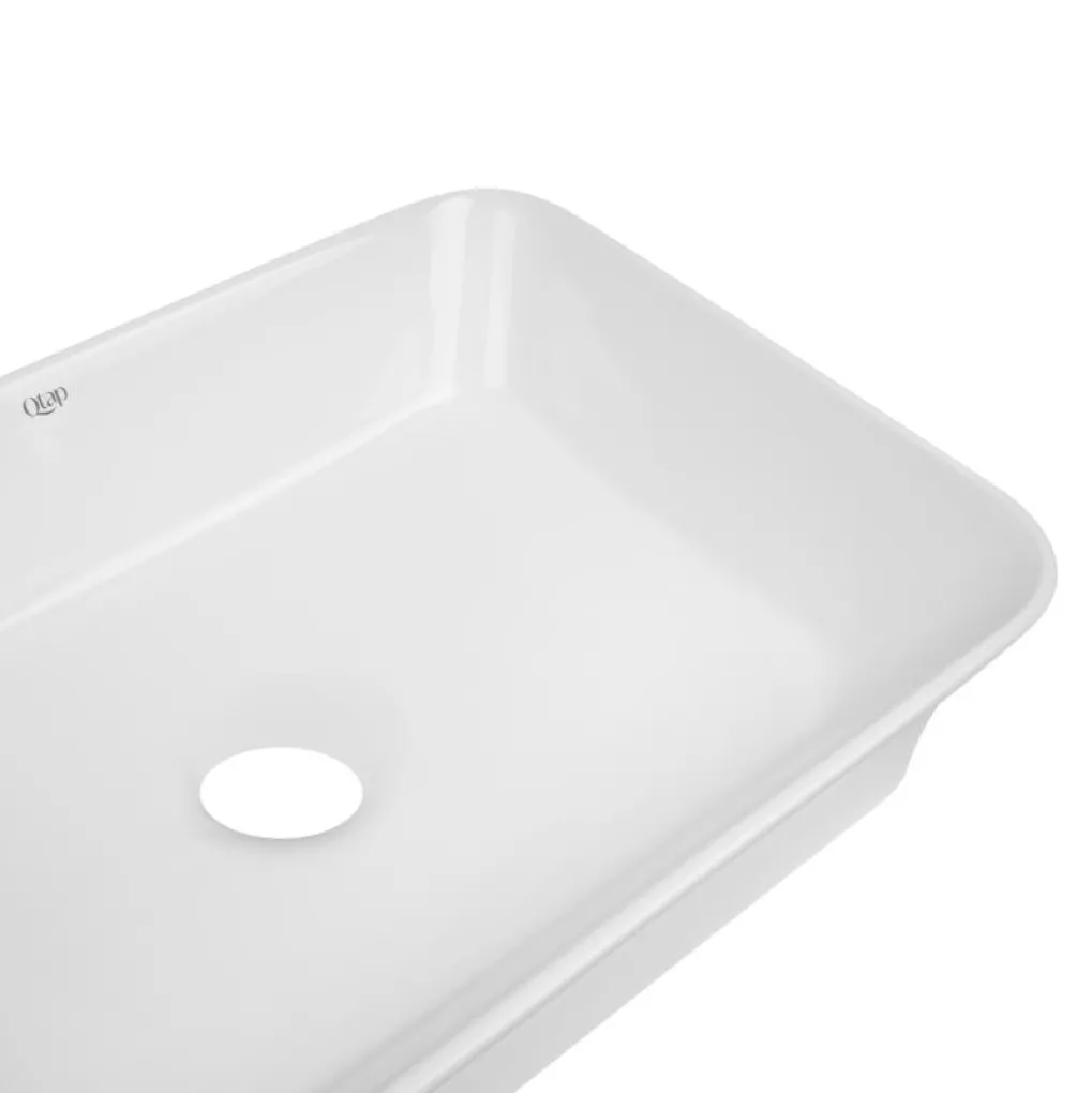 Раковина накладная Qtap Virgo N 550х380х125 белый (QT18116308W)- Фото 3