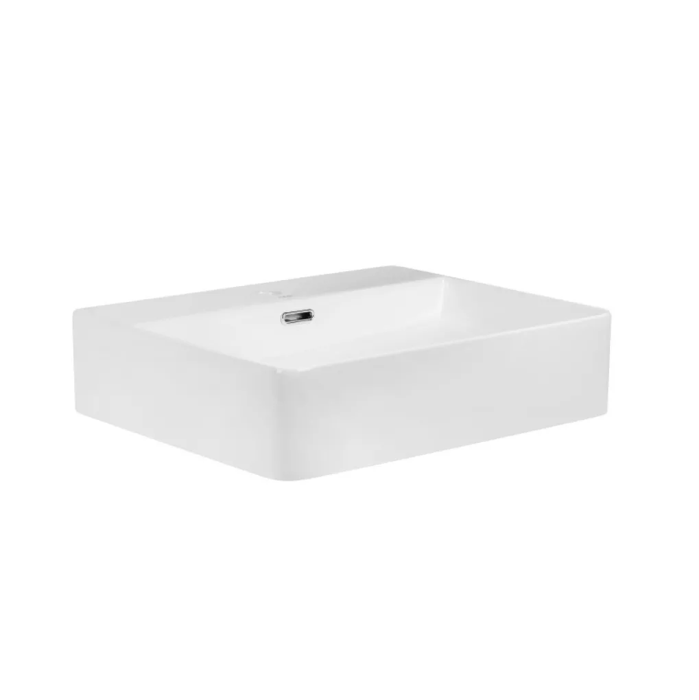 Раковина подвесная Qtap Nando LT 500х420х130 белый (QT12116146AW)- Фото 2