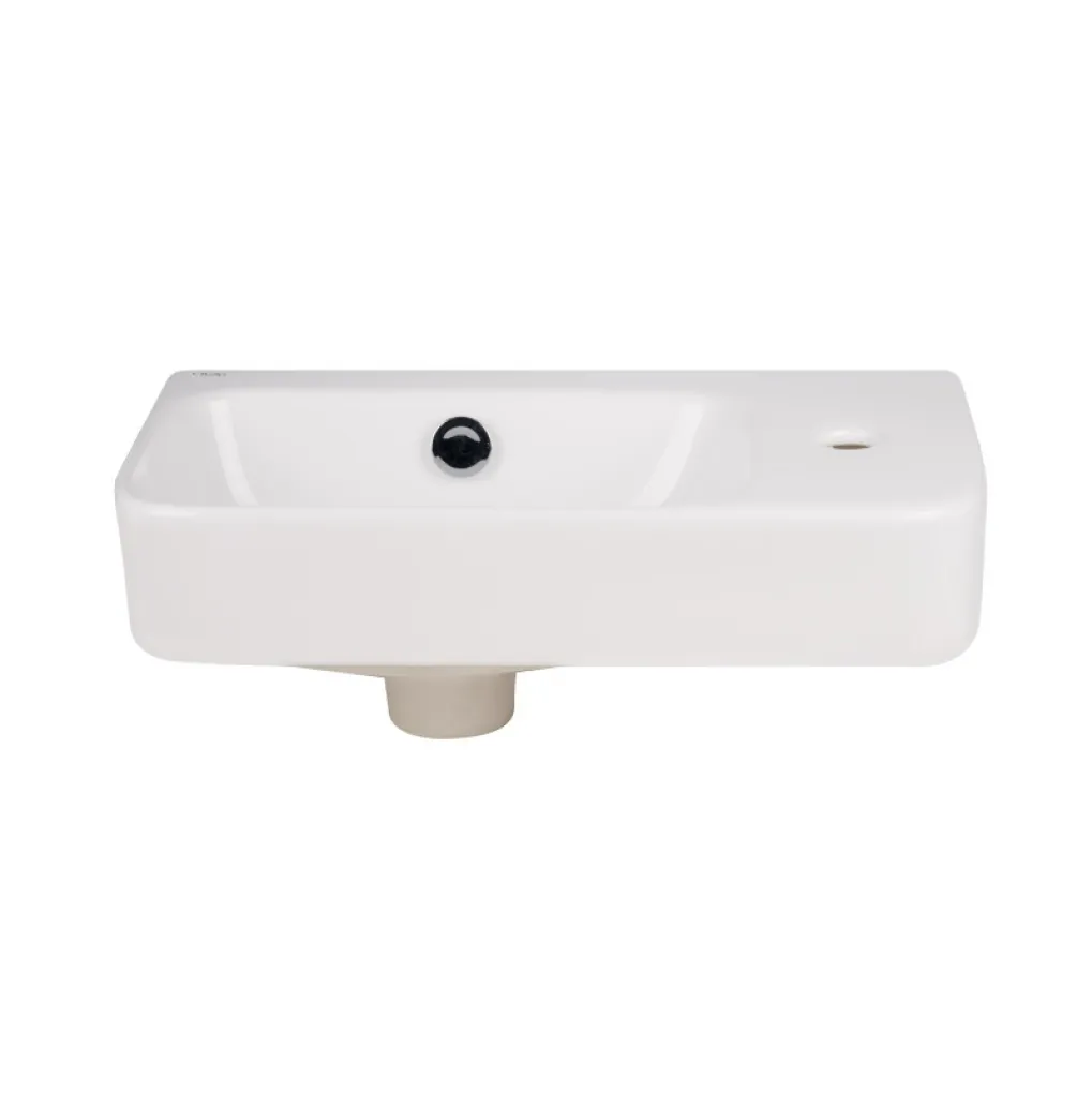 Раковина підвісна Qtap Tern 450х250х158 крило справа білий (QT1711H02LW)- Фото 3