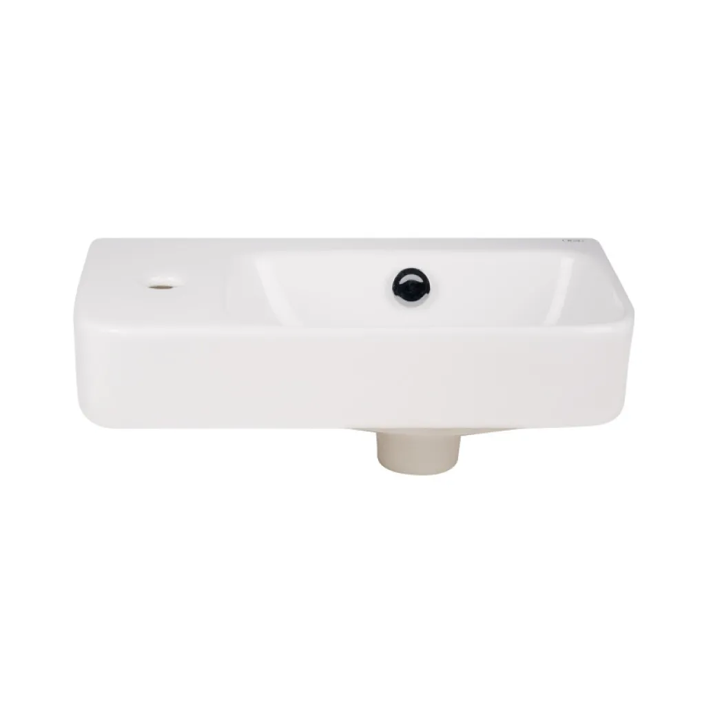 Раковина підвісна Qtap Tern 450х250х158 крило зліва білий (QT1711H02RW)- Фото 3
