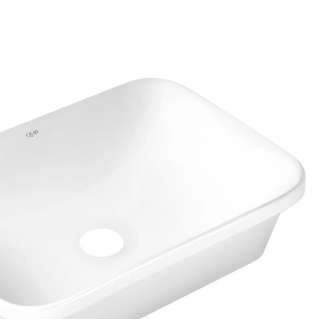 Раковина врезная Qtap Scorpio 500х380х145 белый  (QT1411K490WN)- Фото 3
