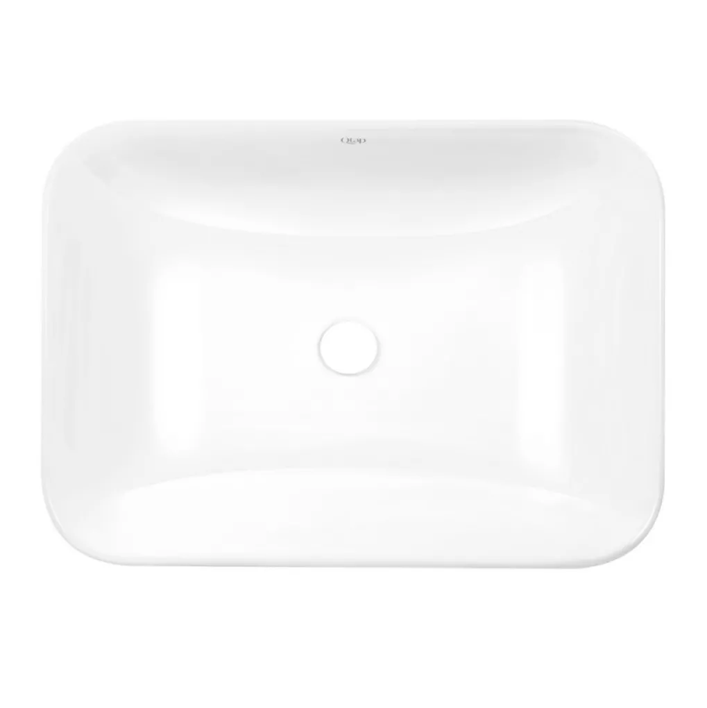 Раковина врезная Qtap Scorpio 610х380х150 белый (QT1411K491WN)- Фото 1
