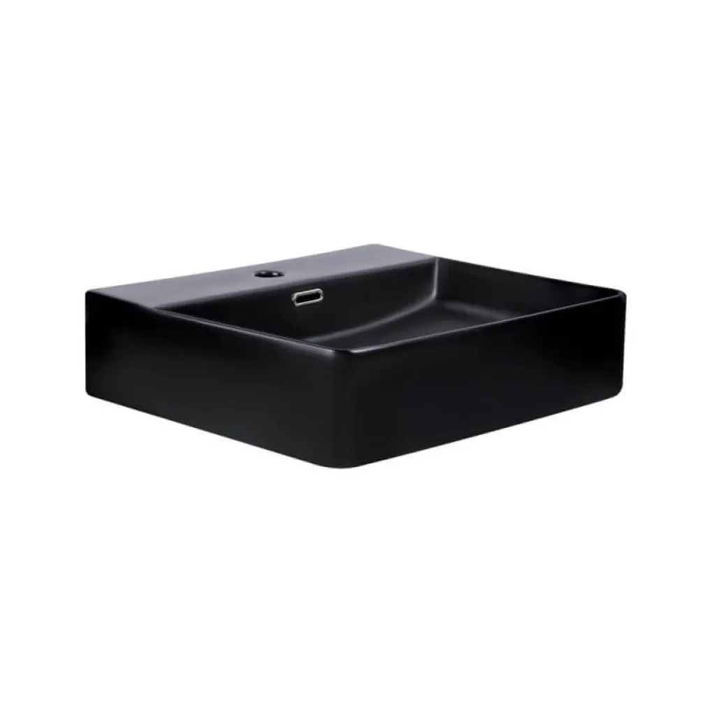 Умывальник Qtap Nando LT 500х420х130 Matt black QT12116146AMB- Фото 2