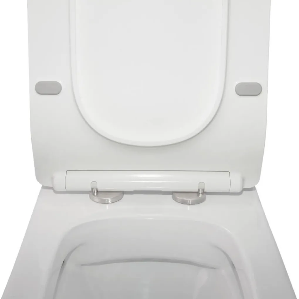 Унитаз-компакт Qtap Crow безободковый с сиденьем Soft-close QT05222170W- Фото 2