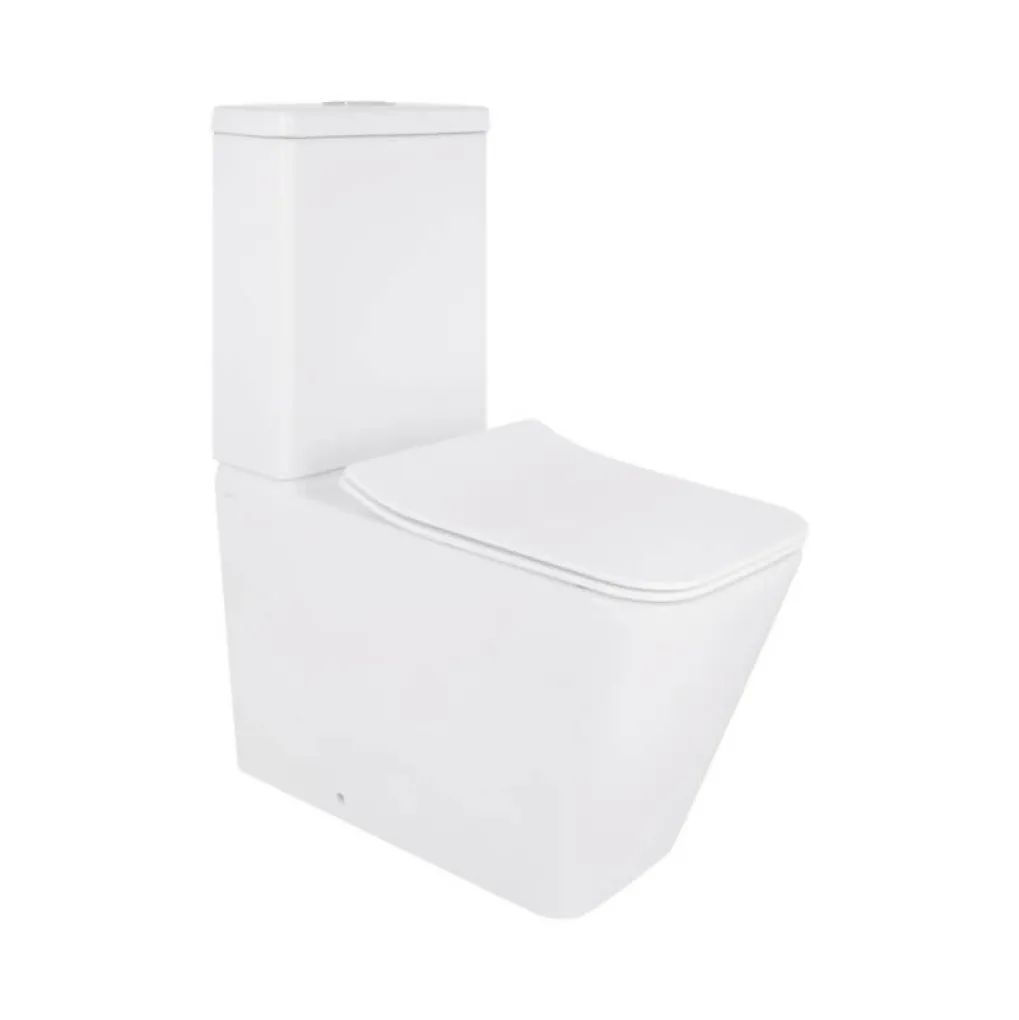 Унитаз-компакт Qtap Crow безободковый с сиденьем Soft-close QT05222170W- Фото 1