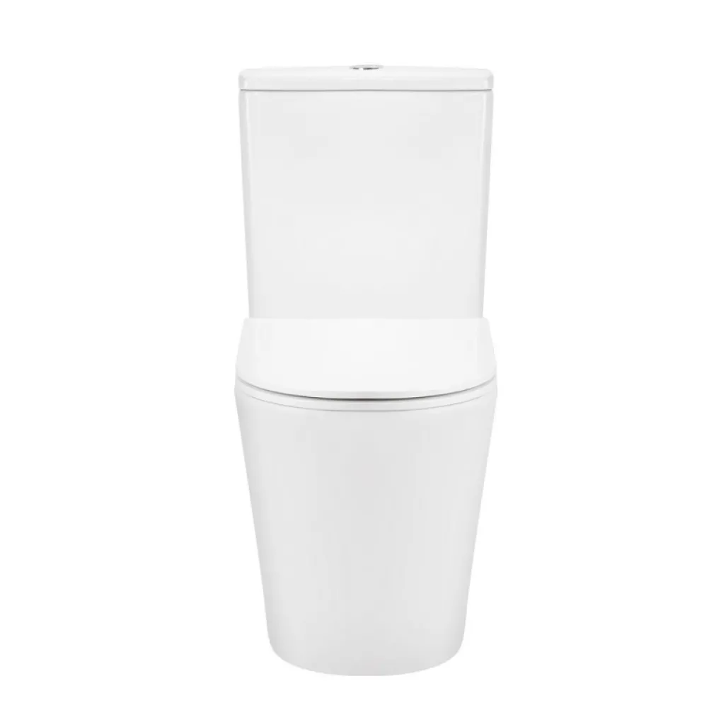 Унітаз-компакт Qtap Scorpio безобідковий з сидінням Soft-close білий (QT14226002W)- Фото 2