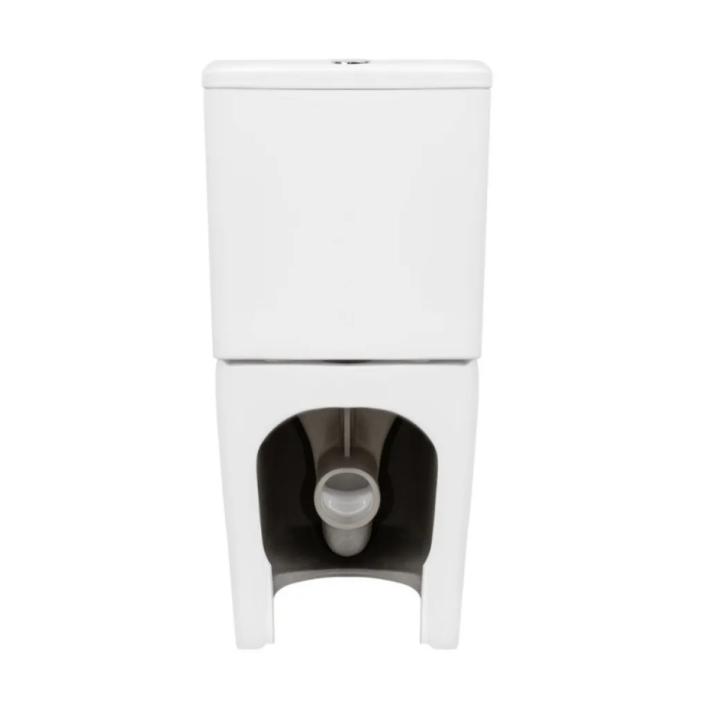 Унітаз-компакт Qtap Scorpio безобідковий з сидінням Soft-close білий (QT14226002W)- Фото 3