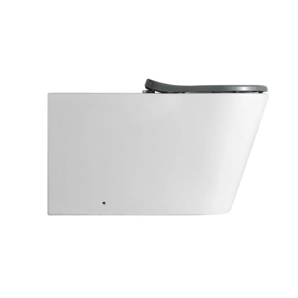 Унітаз підлоговий Qtap Freedom безбачковий з сидінням Soft-close білий (QT22223368W)- Фото 2