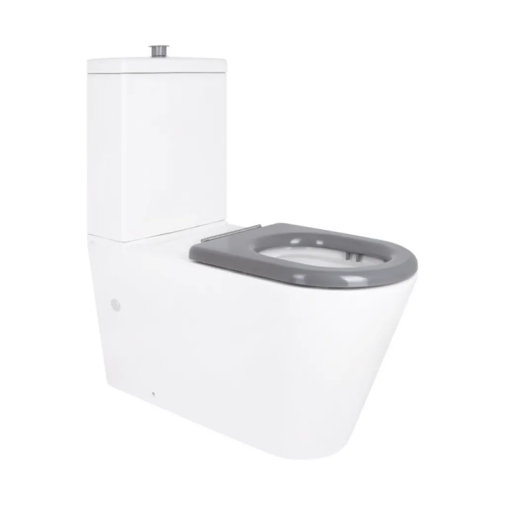 Унітаз підлоговий Qtap Freedom безобідковий з сидінням Soft-close білий (QT22226098W)- Фото 1