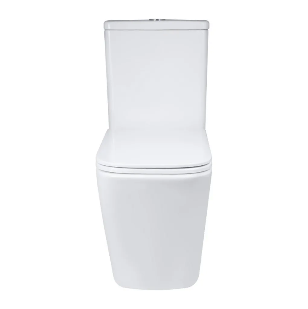 Унітаз підлоговий Qtap Tern безобідковий з сидінням Soft-close білий (QT17222175AUQ1W)- Фото 2