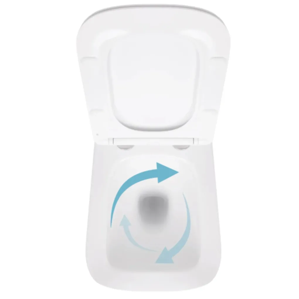 Унитаз подвесной Qtap Crow Ultra Quiet безободковый с сиденьем Soft-close (QT05335172W)- Фото 3