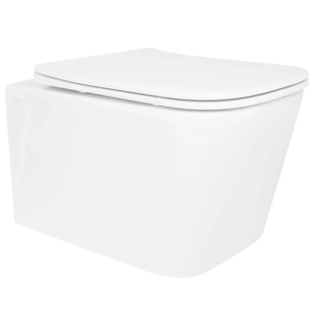 Унитаз подвесной Qtap Crow Ultra Quiet безободковый с сиденьем Soft-close (QT05335172W)- Фото 1