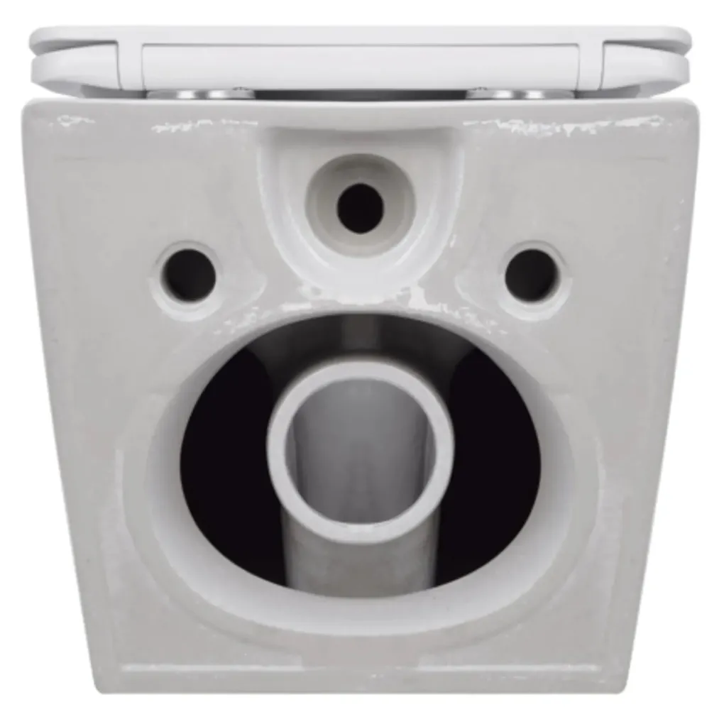 Унитаз подвесной Qtap Jay Ultra Quiet безободковый с сиденьем Soft-close (QT07335175W)- Фото 3