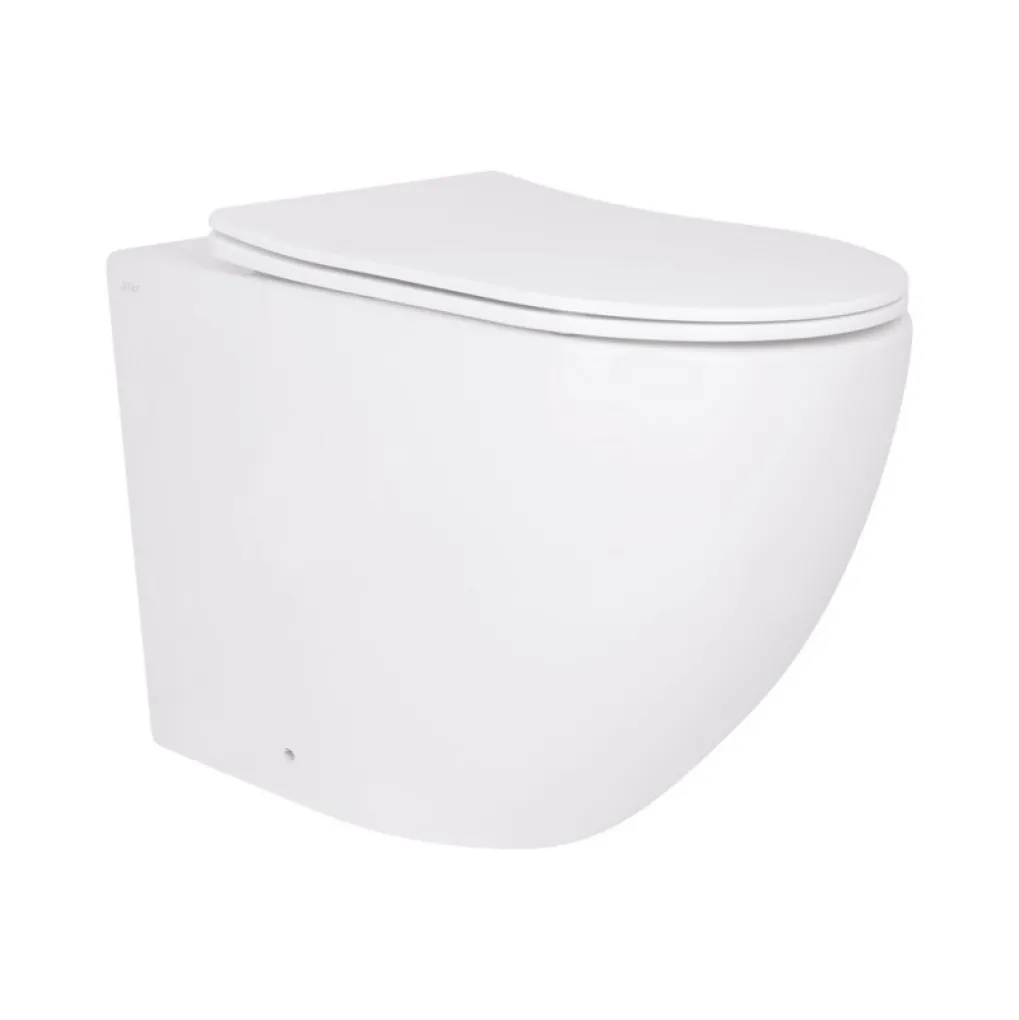 Унитаз подвесной Qtap Robin Ultra Quiet безободковый с сиденьем Soft-close (QT13332381AW)- Фото 1