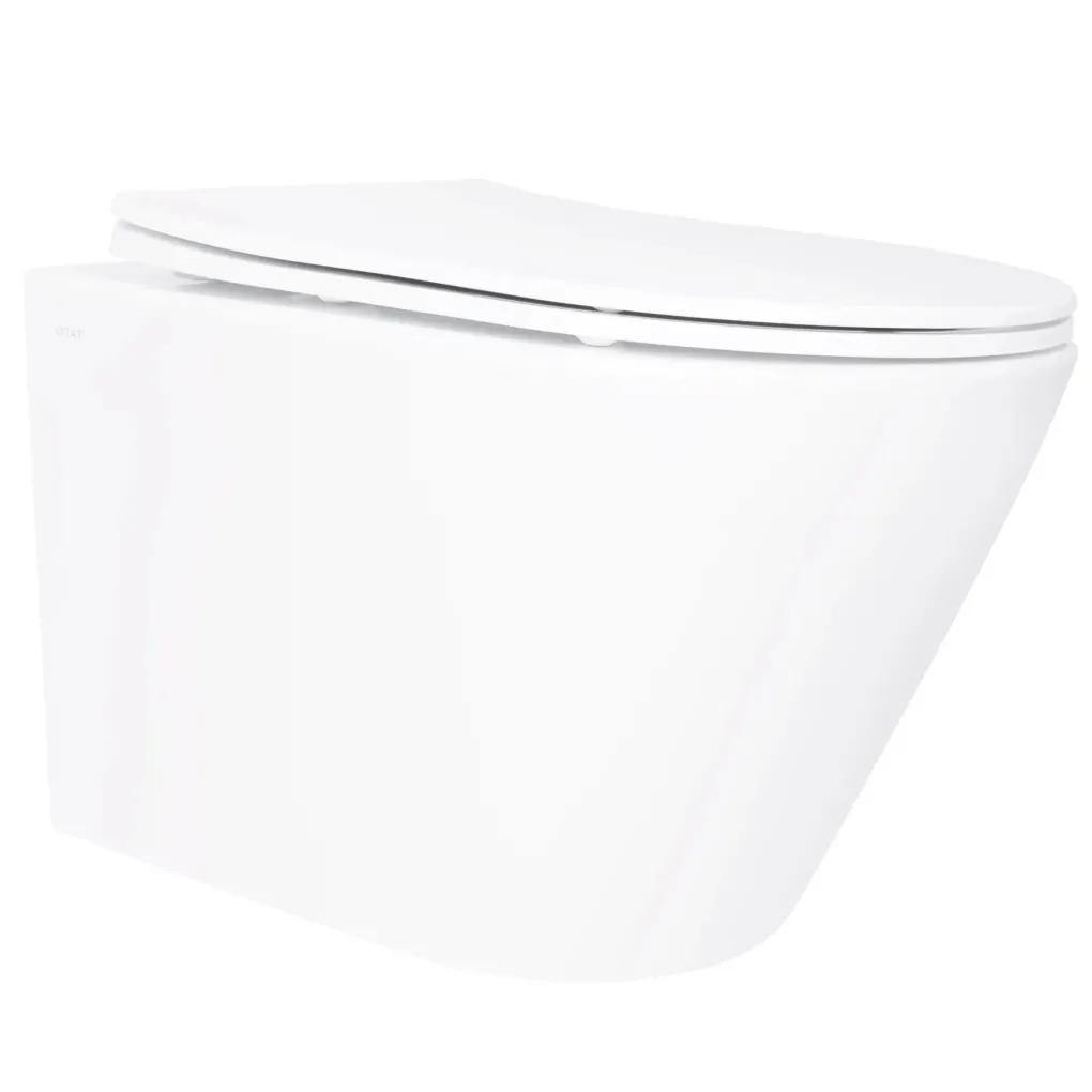 Унитаз подвесной Qtap Swan Ultra Quiet безободковый с сиденьем Soft-close (QT16335180W)- Фото 1