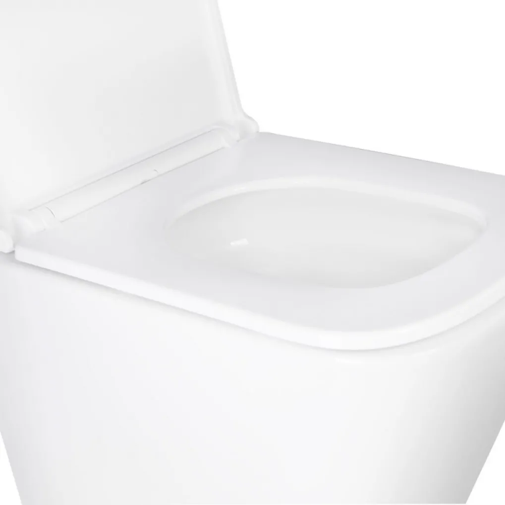 Унітаз підвісний Qtap Tern безобідковий з сидінням Soft-close білий (QT17332303ASW)- Фото 2