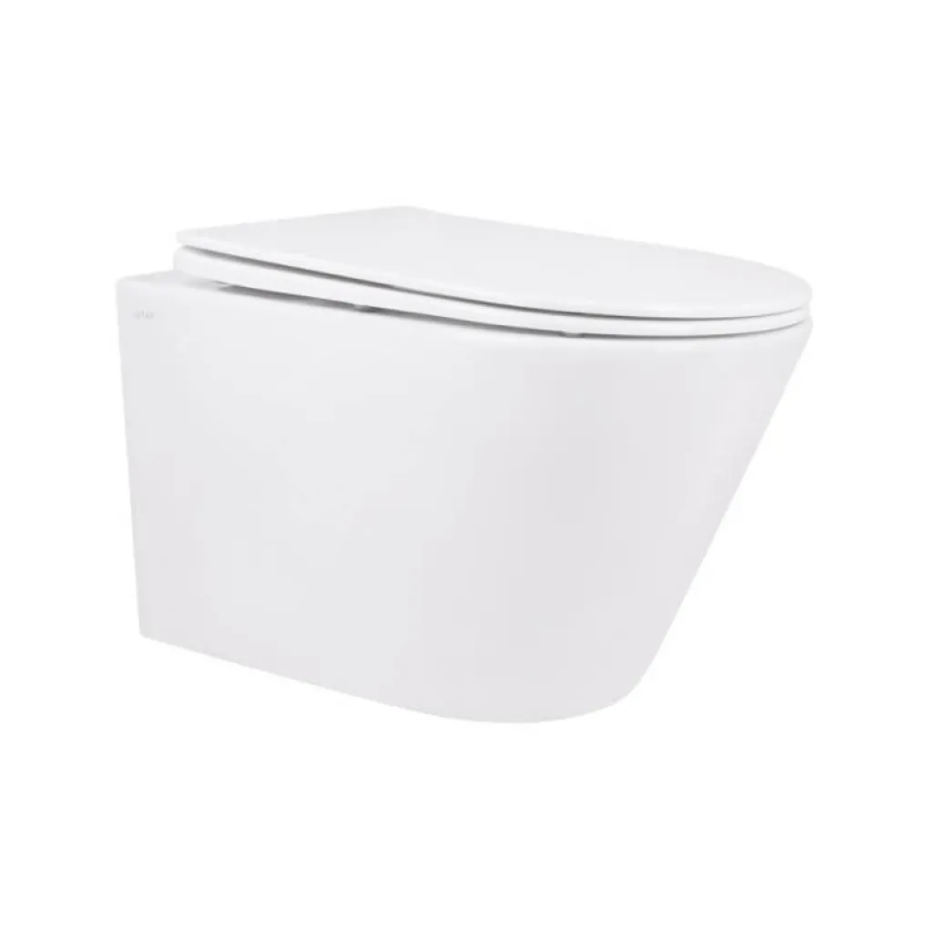 Унитаз подвесной Qtap Swan безободковый с сиденьем Soft-close QT16335178W- Фото 1