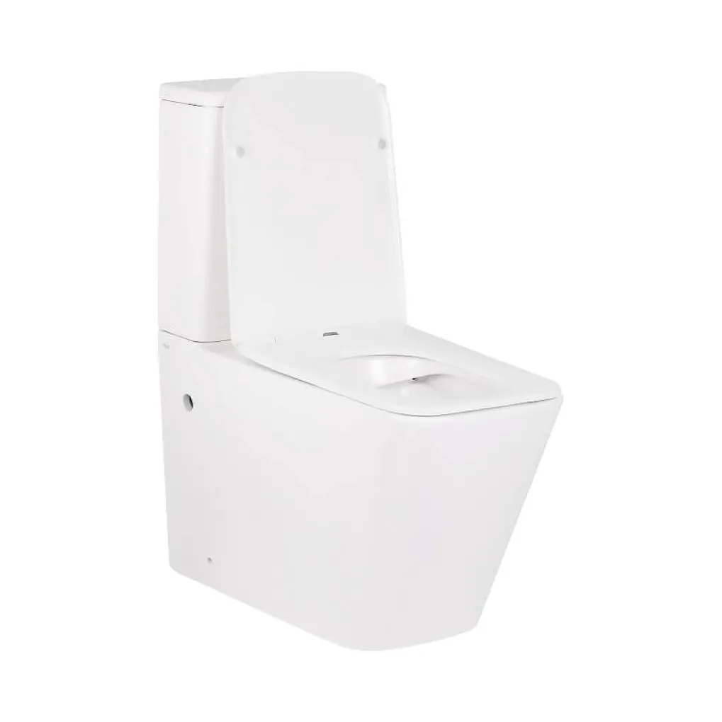 Унитаз-компакт Qtap Tern безободковый с сиденьем Soft-close (QT17222093ARW)- Фото 2