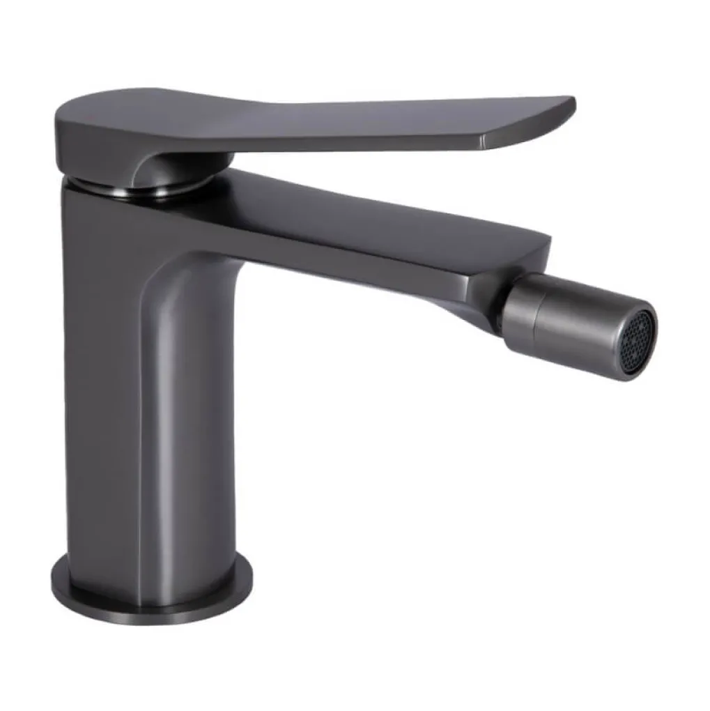 Смеситель для биде Qtap Slavonice Gunmetal Black (QTSLA255GMB45923)- Фото 1