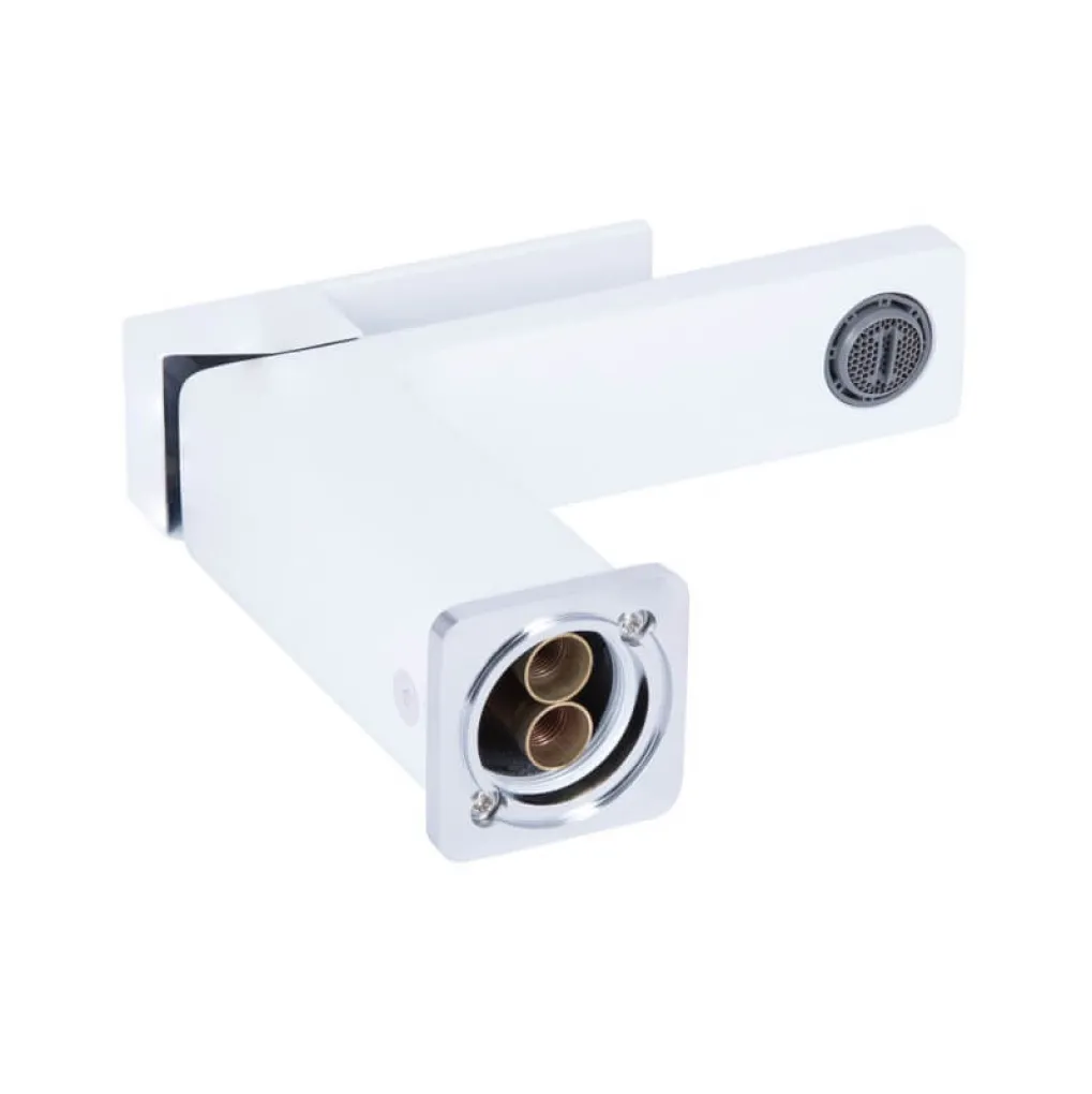 Смеситель для раковины Qtap Gemini Chrome/White (QTGEM270CRW45675)- Фото 3