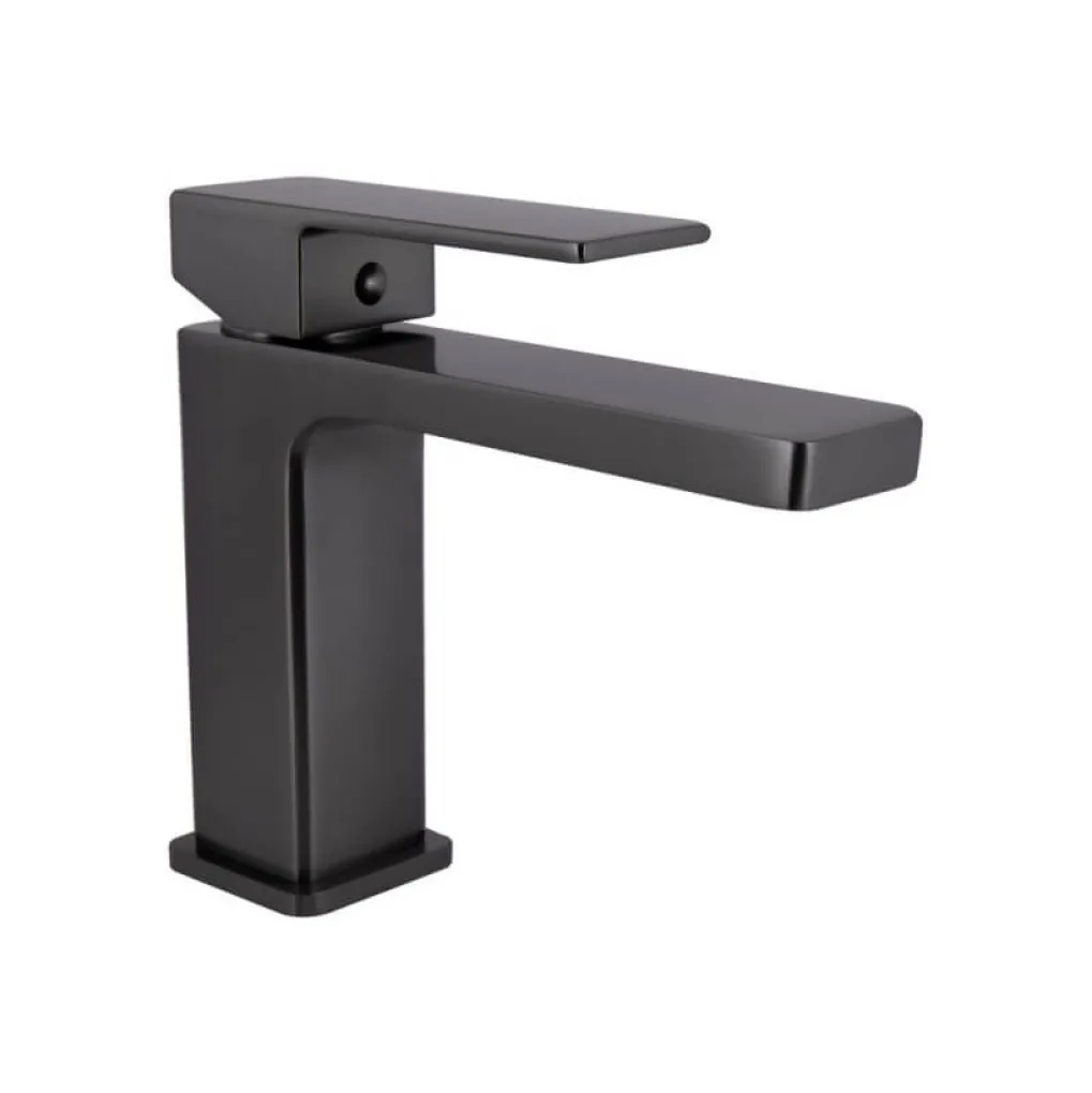 Смеситель для раковины Qtap Gemini Gunmetal Black (QTGEM270GMB45676)- Фото 1