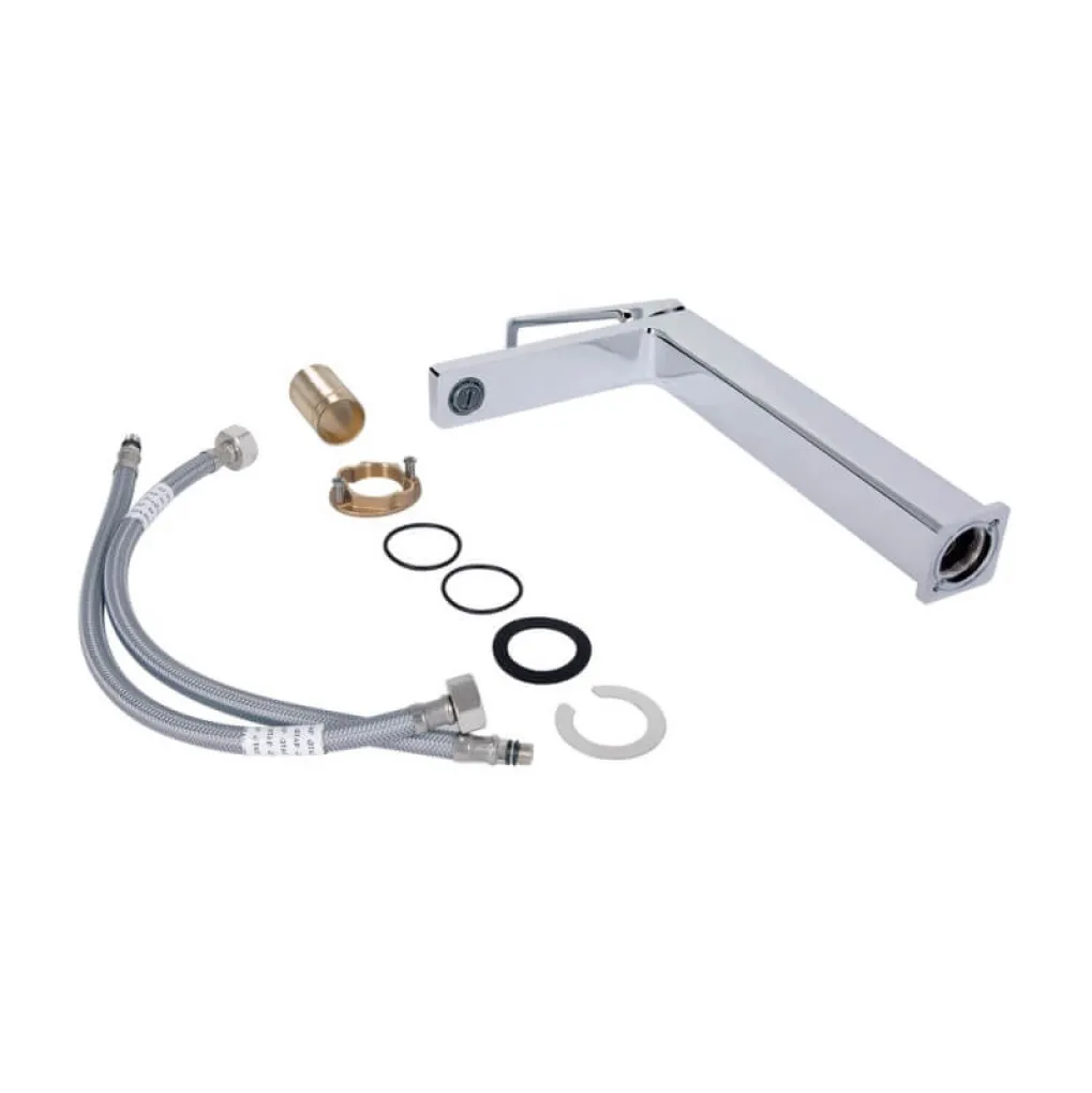 Змішувач для раковини Qtap Gemini Loop Chrome (QTGEM269CRM45700)- Фото 2