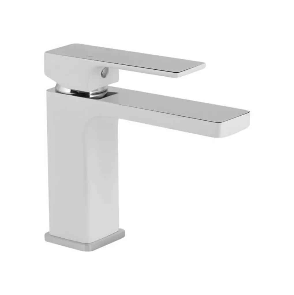 Смеситель для раковины Qtap Gemini с гигиеническим душем Chrome/White (QTGEM272CRW45691)- Фото 3