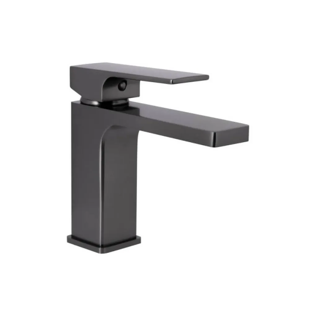 Смеситель для раковины Qtap Gemini с гигиеническим душем Gunmetal Black (QTGEM272GMB45692)- Фото 3