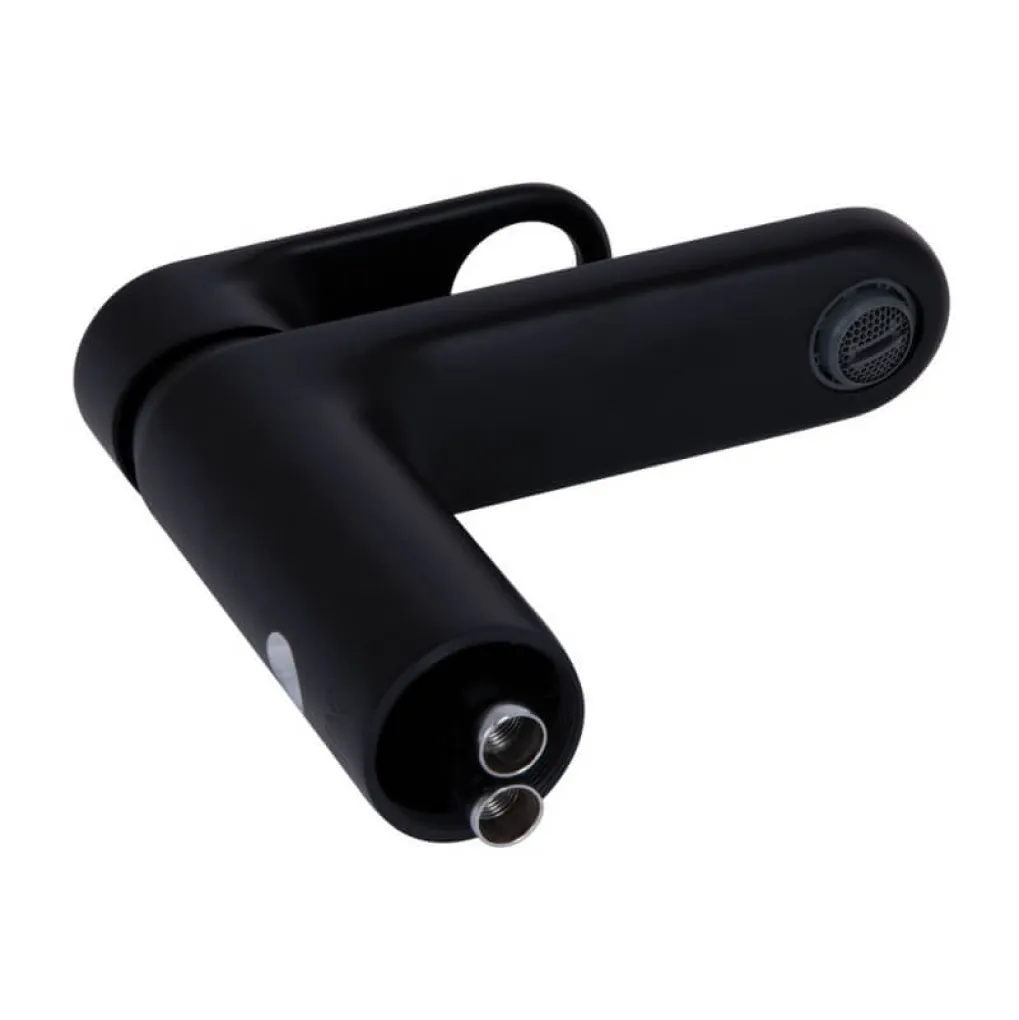 Змішувач для раковини Qtap Jay Black Matt (QTJAY270BLM45545)- Фото 3
