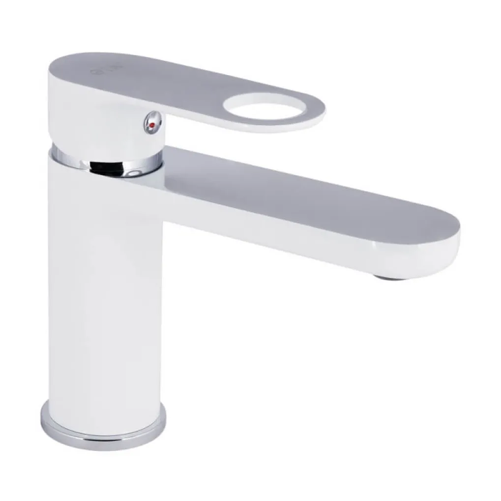 Смеситель для раковины Qtap Jay Chrome/White (QTJAY270CRW45551)- Фото 1