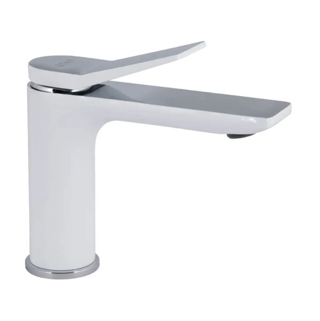Смеситель для раковины Qtap Presto Chrome/White (QTPRE270CRW45576)- Фото 1