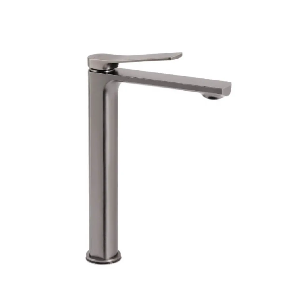 Смеситель для раковины Qtap Slavonice высокий Gunmetal Black (QTSLA269GMB45925)- Фото 1