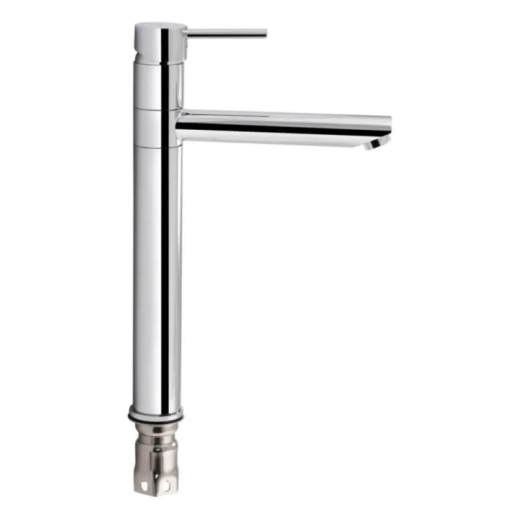 Смеситель для раковины Qtap Spring с поворотным изливом высокий Chrome (QTSPRCRM001XL)- Фото 1