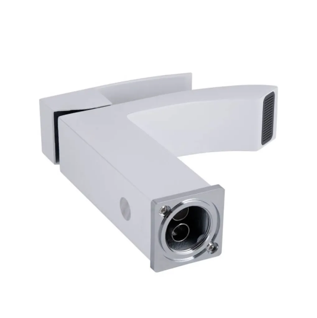 Смеситель для раковины Qtap Swan Cascada Chrome/White (QTSWA270CRW45568)- Фото 3