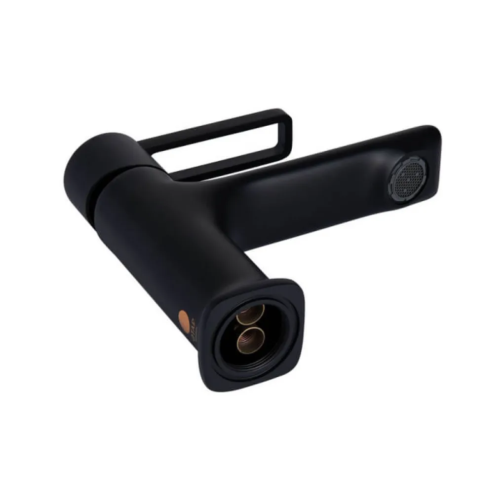 Змішувач для раковини Qtap Taurus Black Matt (QTTAU270BLM45660)- Фото 3