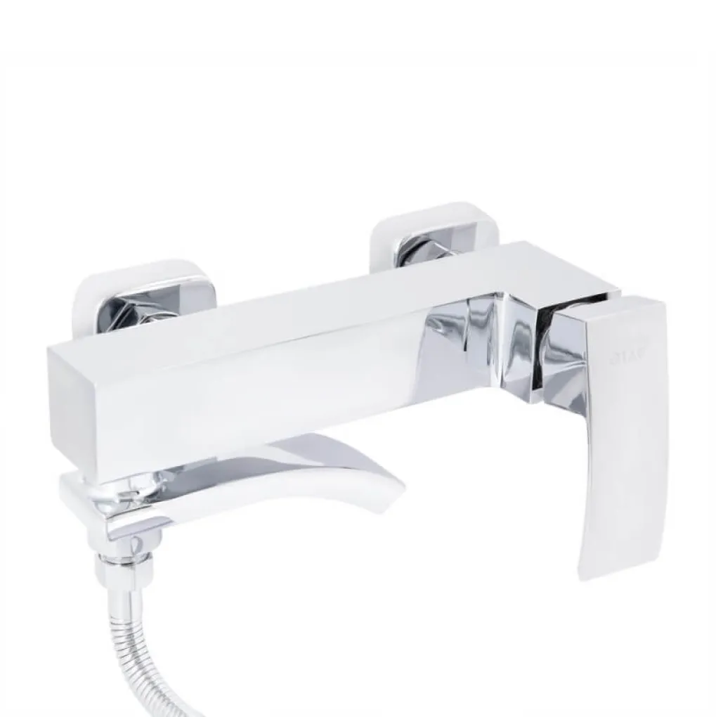 Смеситель для ванны Qtap Swan Cascada с душевым гарнитуром (QTSWA260CRM45565)- Фото 3