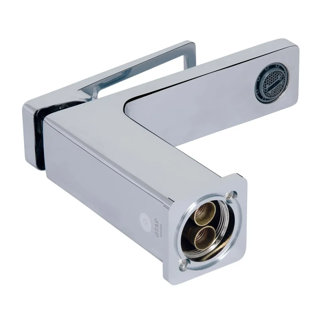 Змішувач для умивальника Qtap Gemini Loopi хром (QTGEM2701CRM45699)- Фото 2