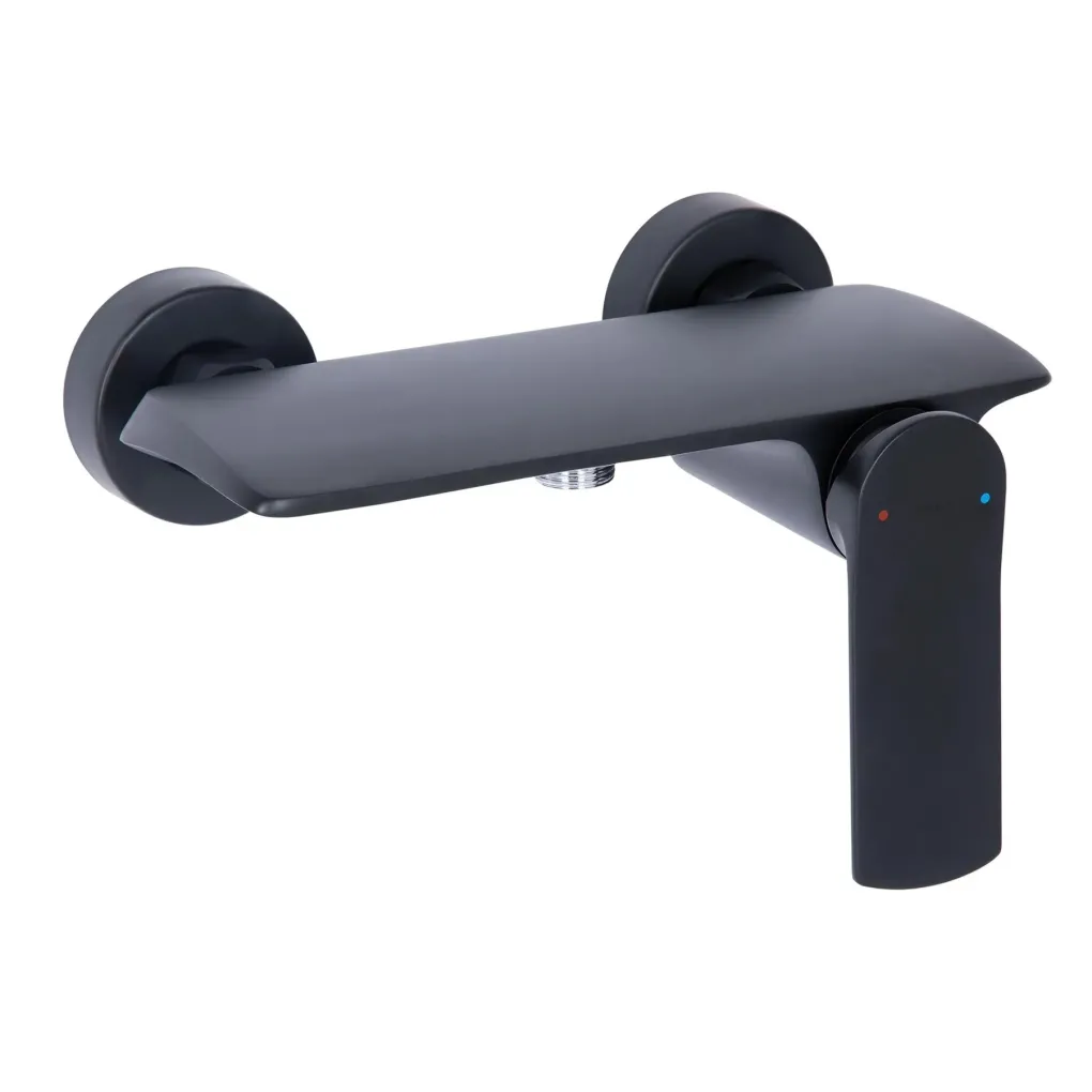 Змішувач для душу Qtap Slavonice чорний матовий (QTSLA266BLM45908)- Фото 1