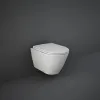 Унітаз підвісний RAK Ceramics Feeling білий матовий- Фото 2