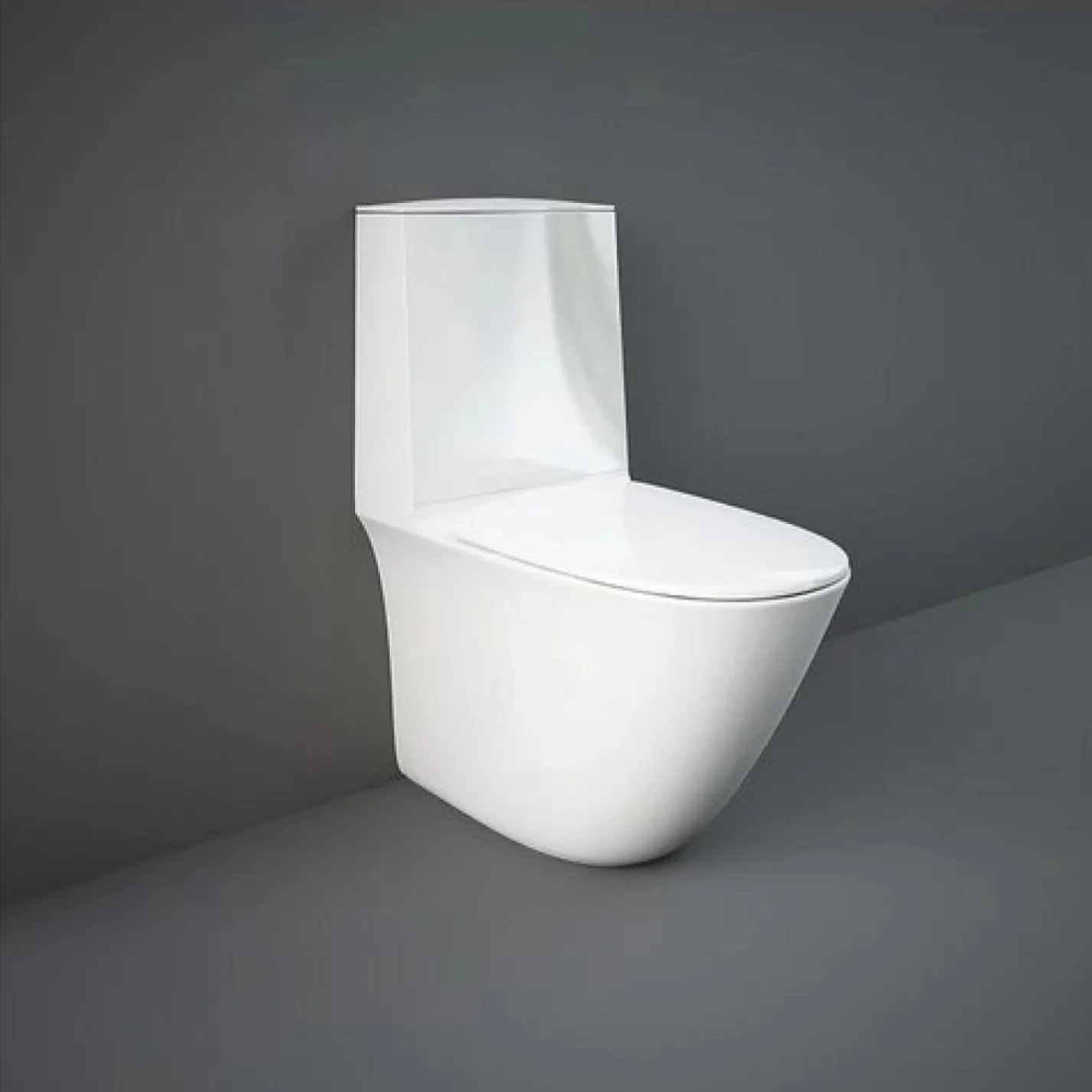 Сидіння з кришкою RAK Ceramics Sensation SENSC3901WH білий - Фото 1
