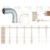 Колено нержавеющее RM Inoxpres 181/900 Ø76,1 90° ВВ INOXPRES® RM- Фото 2