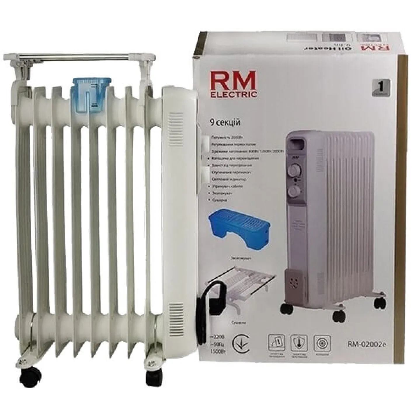 Масляний радіатор RM Electric 9 секций - Фото 3