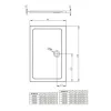 Душовий піддон Radaway Doros D 1200x800x50 Білий (SDRD1280-01)- Фото 2