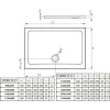 Душовий піддон Radaway Doros D 900x800x50 Білий (SDRD9080-01)- Фото 3