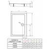 Душовий піддон Radaway Doros D Compact 1000x900x115 Білий (SDRD1090-05)- Фото 3